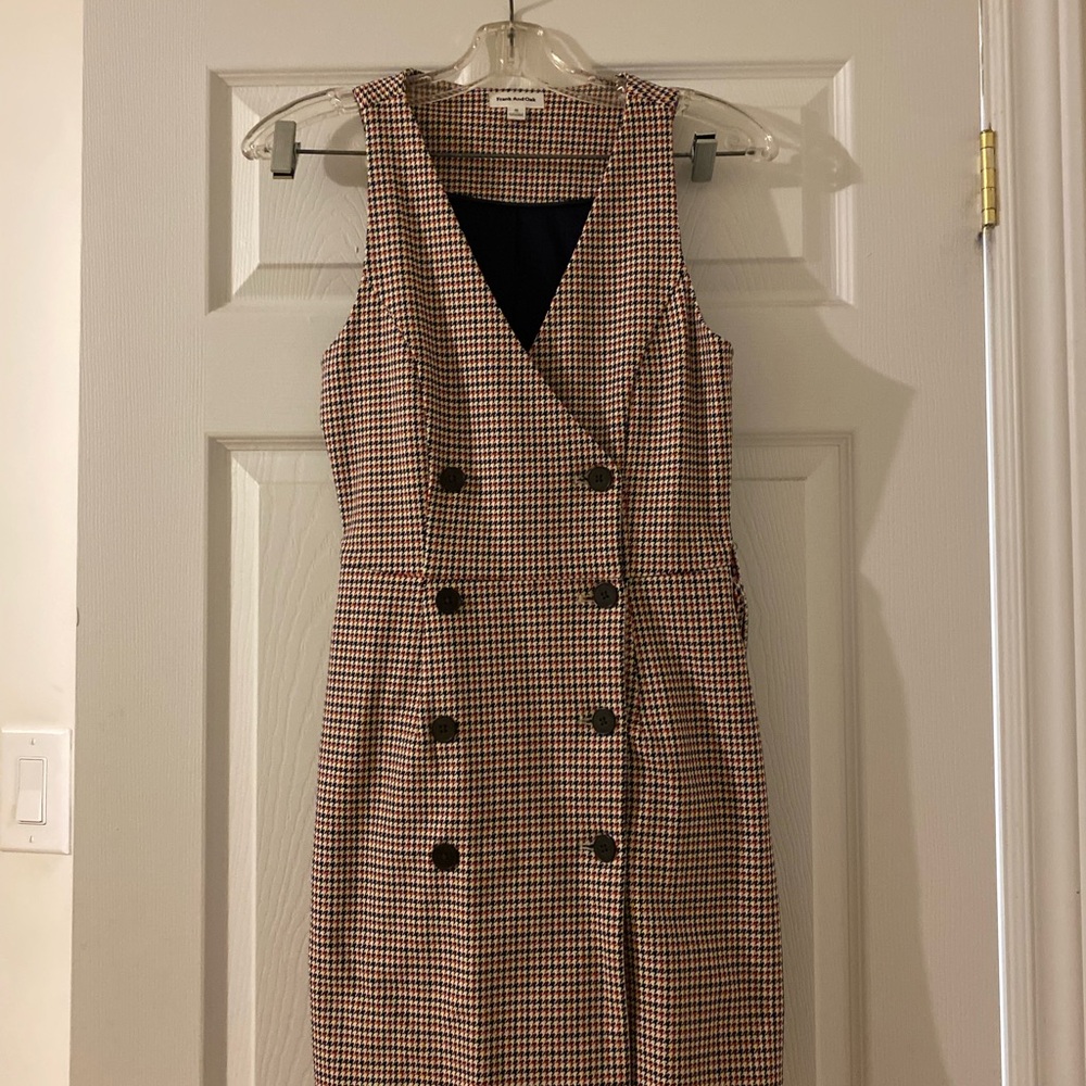 Plaid Sleeveless Dress